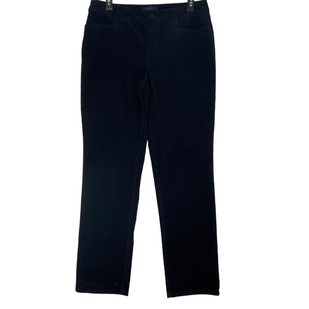 Talbots curvy corduroy navy blue pants women's size 8